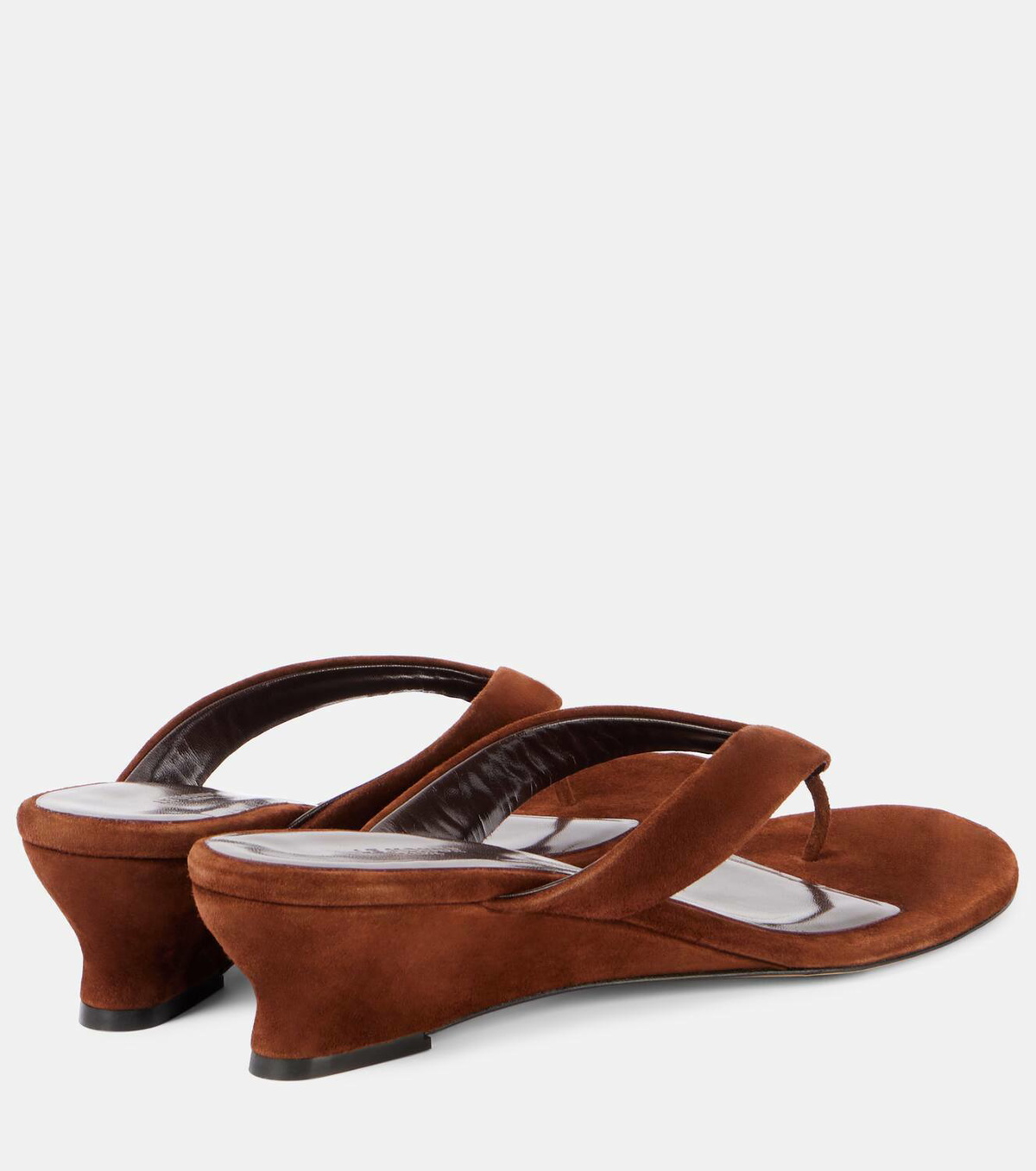 Le Monde Béryl Suede thong sandals
