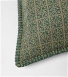 Loewe Anagram jacquard wool cushion