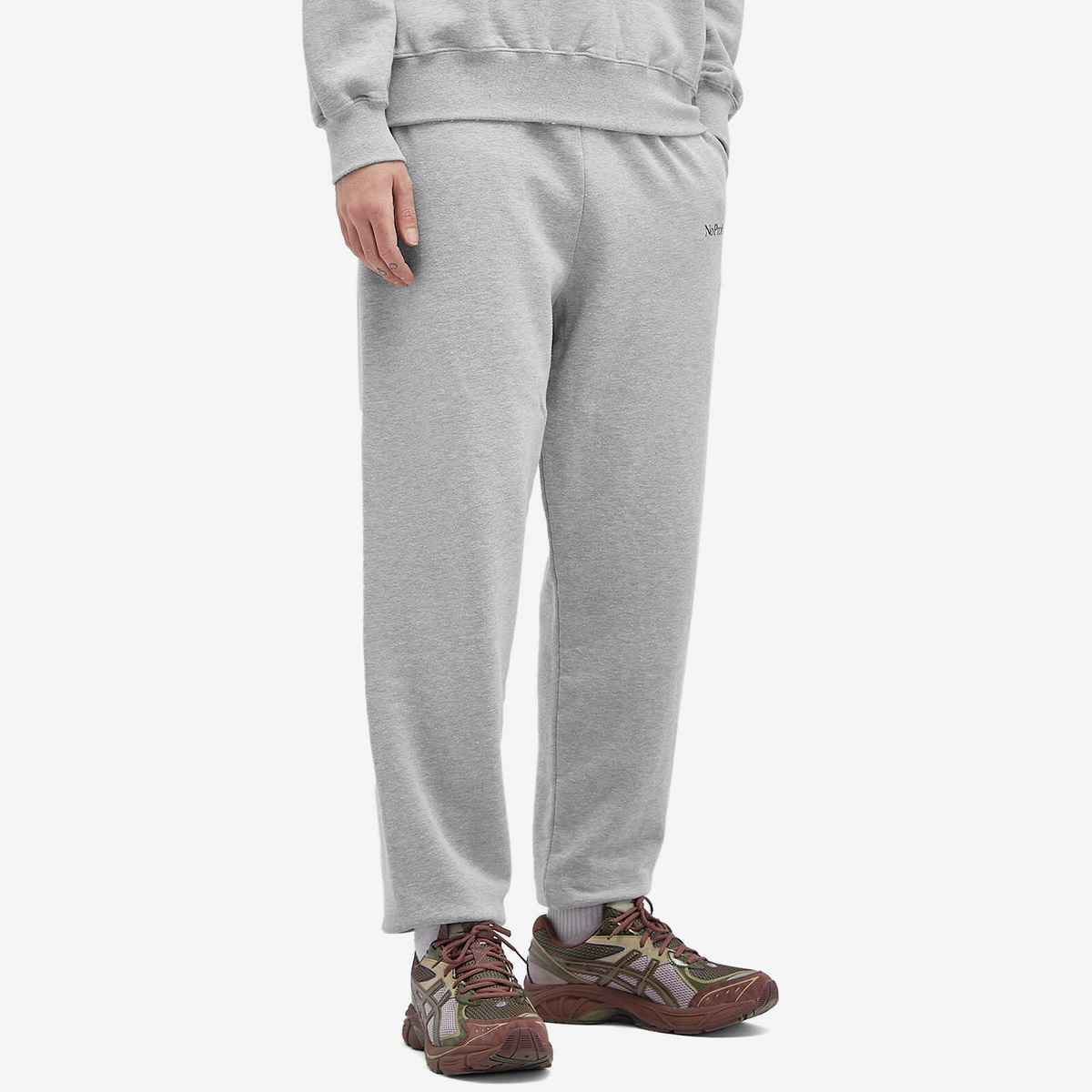 No Problemo Men's Mini Problemo Sweat Pants in Grey Marl