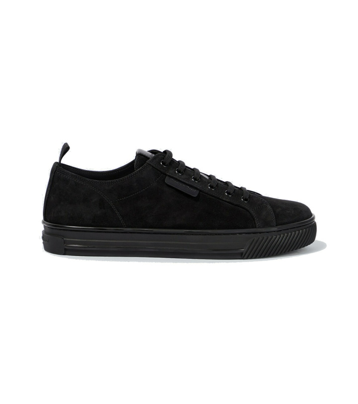 Photo: Gianvito Rossi - Low top suede sneakers