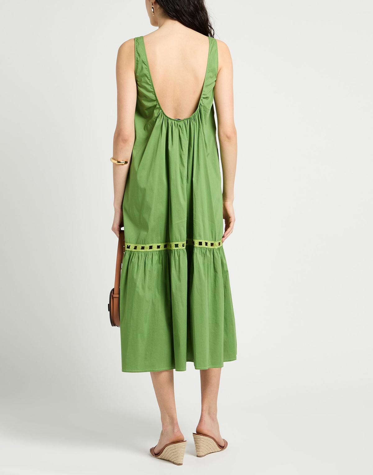 Jijil Womens Maxi dress in Green