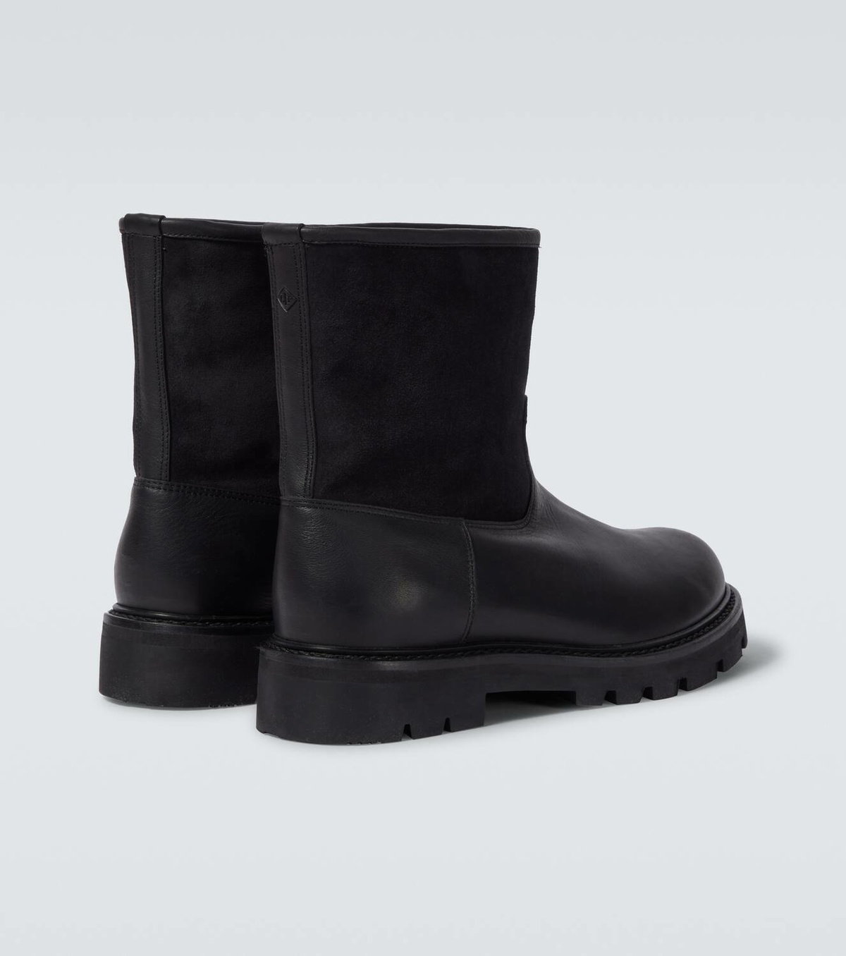 Loro Piana Suilven Walk suede and leather ankle boots