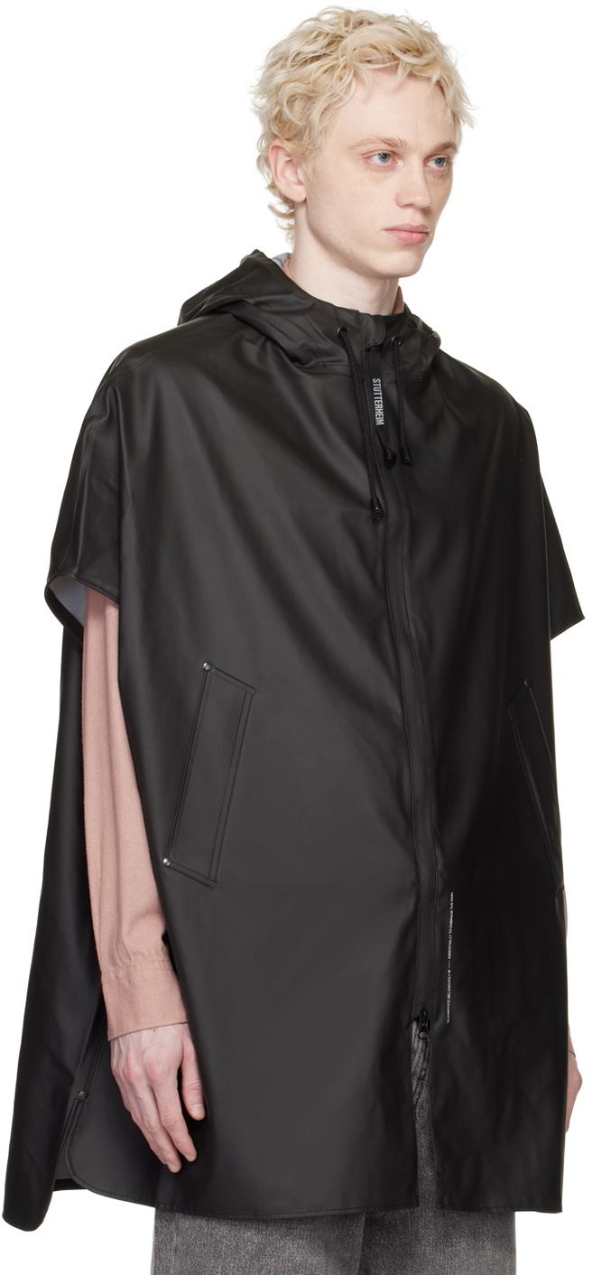 Stutterheim Black Lomma Poncho