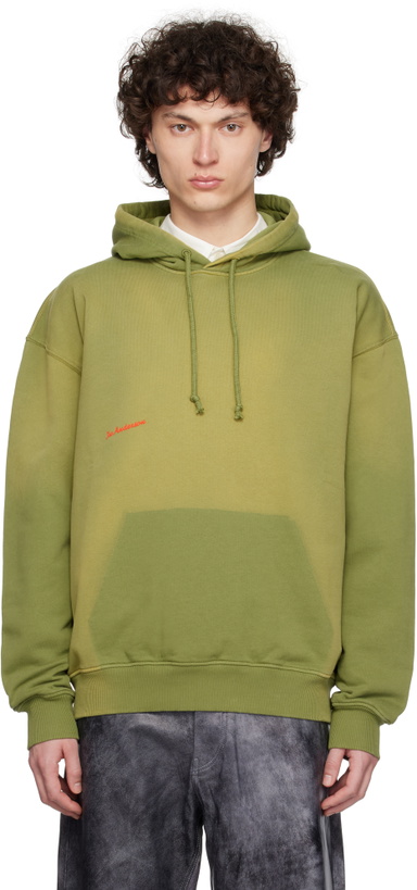 Photo: JW Anderson Green Logo Hoodie