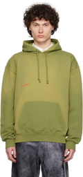 JW Anderson Green Logo Hoodie