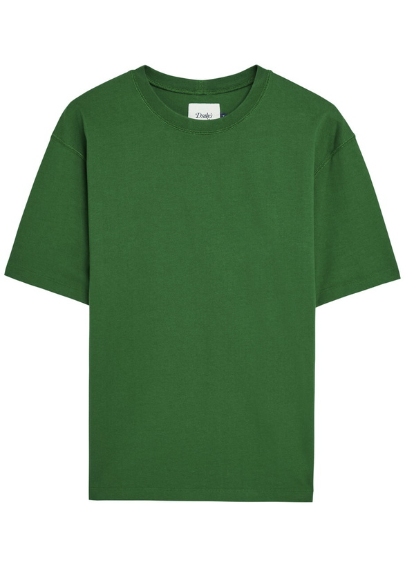 Photo: Drake's Hiking Cotton T-shirt Khaki