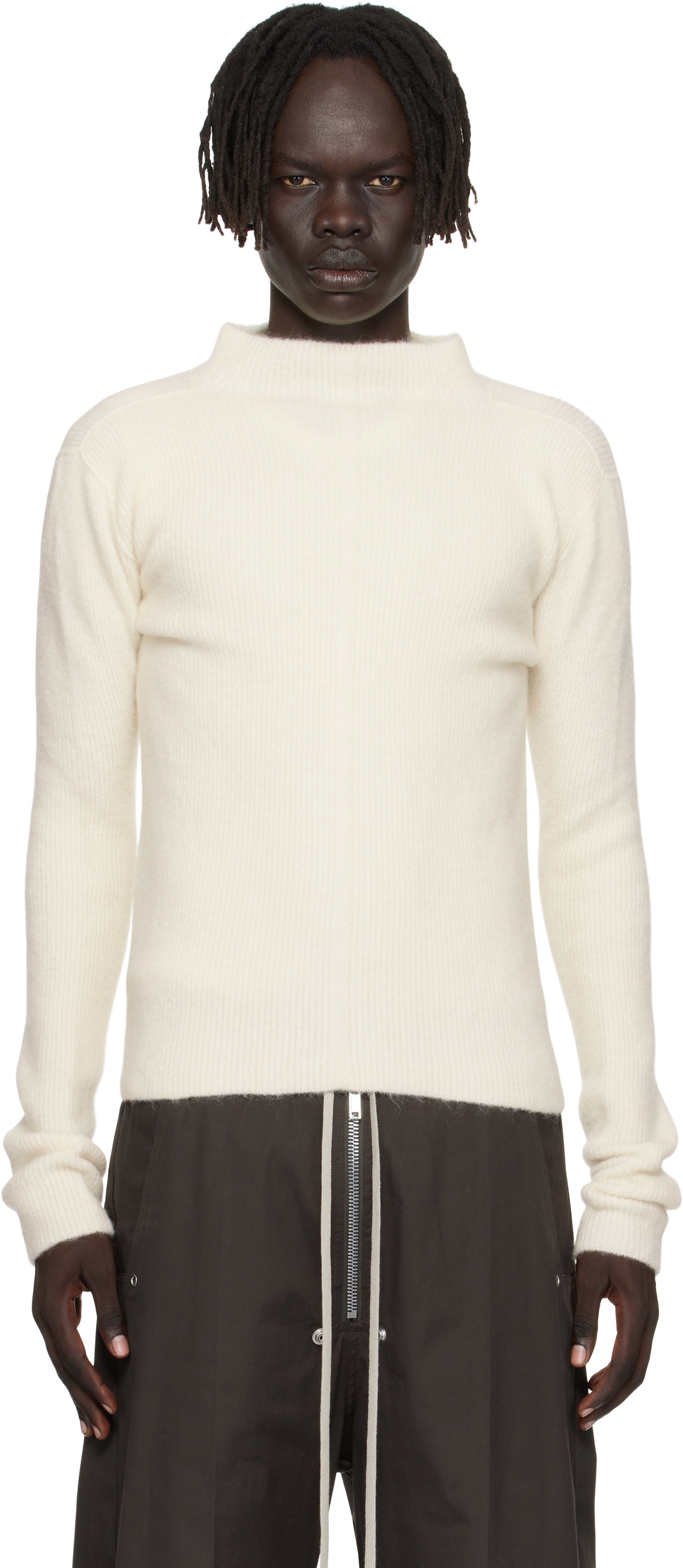 Rick Owens Off-White Biker Level Sweater Rick Owens