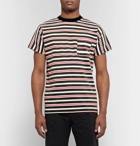 Noon Goons - Striped Cotton-Jersey T-Shirt - Black