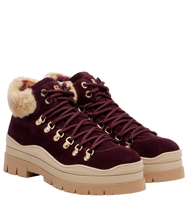 Photo: Bogner Arosa shearling-lined suede lace-up boots