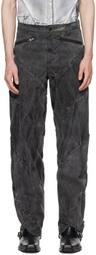 Juntae Kim Black Shell Trousers