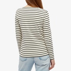 Armor-Lux Women's Long Sleeve Marinere T-Shirt in Nature/Sycamore