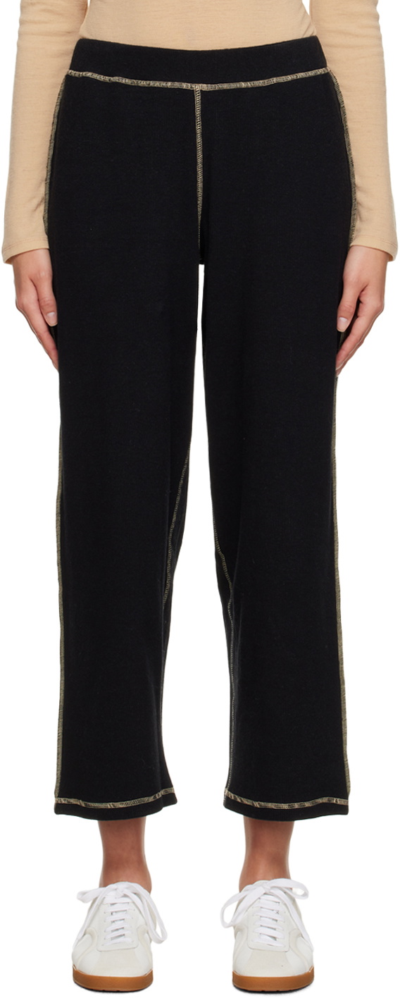 Baserange Black Camer Lounge Pants Baserange