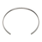 Maison Margiela Silver Polished Bangle Bracelet