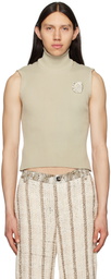 Solitude Studios SSENSE Exclusive Beige Tank Top