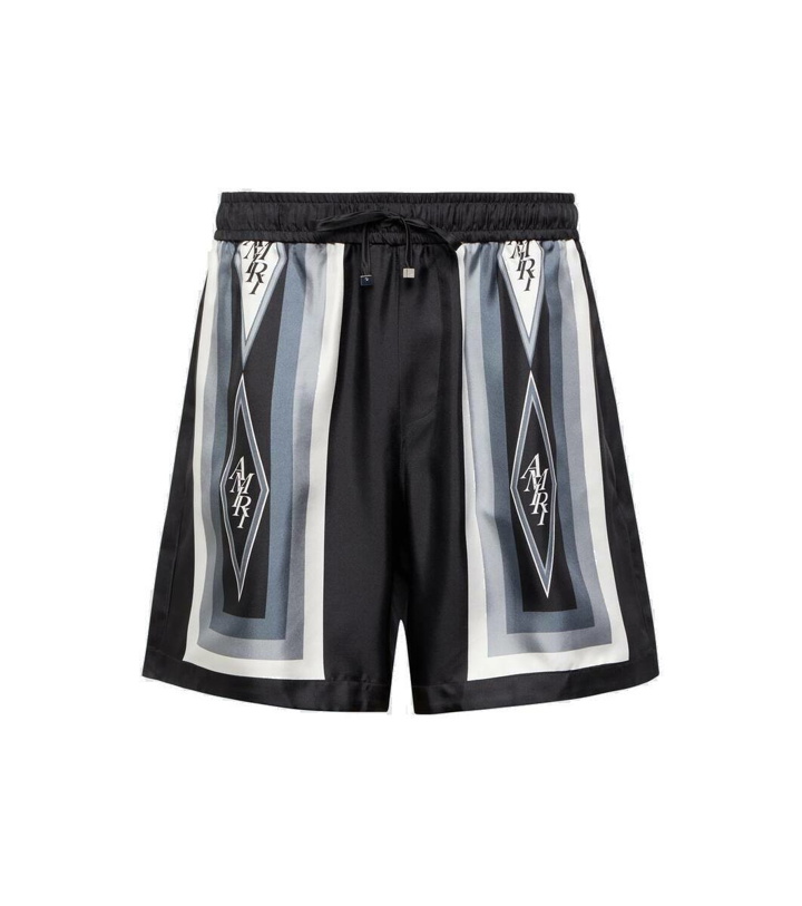 Photo: Amiri Diamond silk shorts