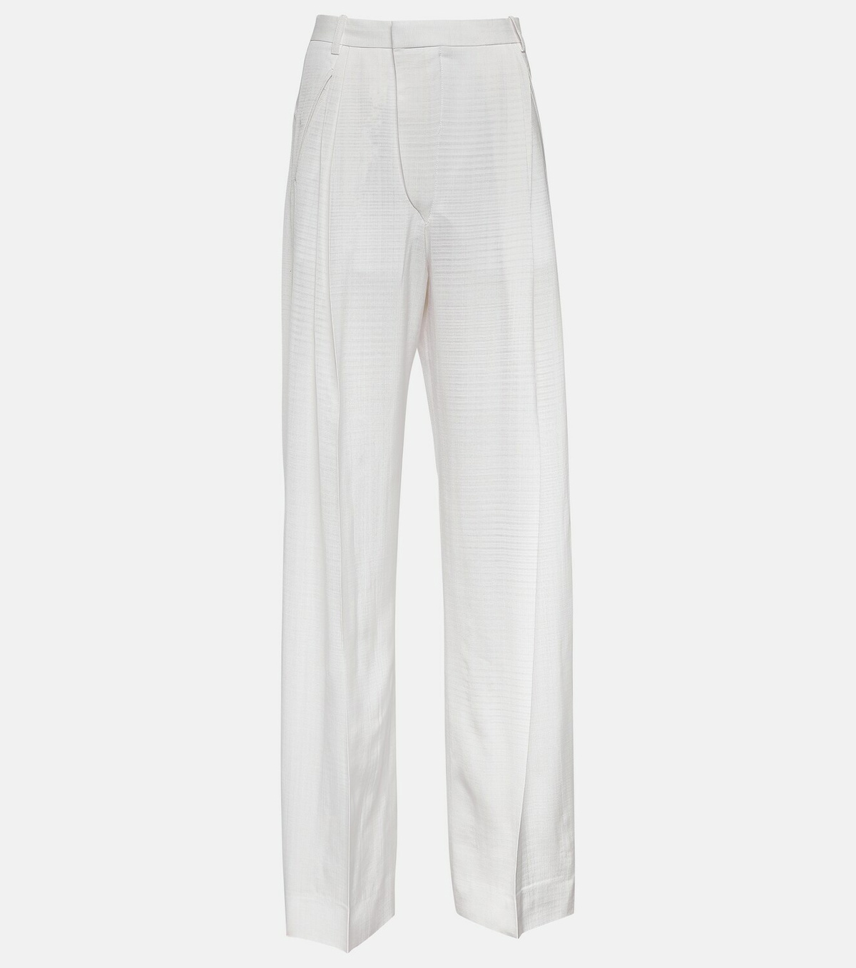 【Victoria Beckham】 High-riseワイドレッグパンツ High-rise wide-leg pants in black - Victoria Beckham | Mytheresa
