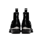 Balenciaga Black Santiag Harness Boots