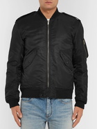 SAINT LAURENT - Shell Bomber Jacket - Black