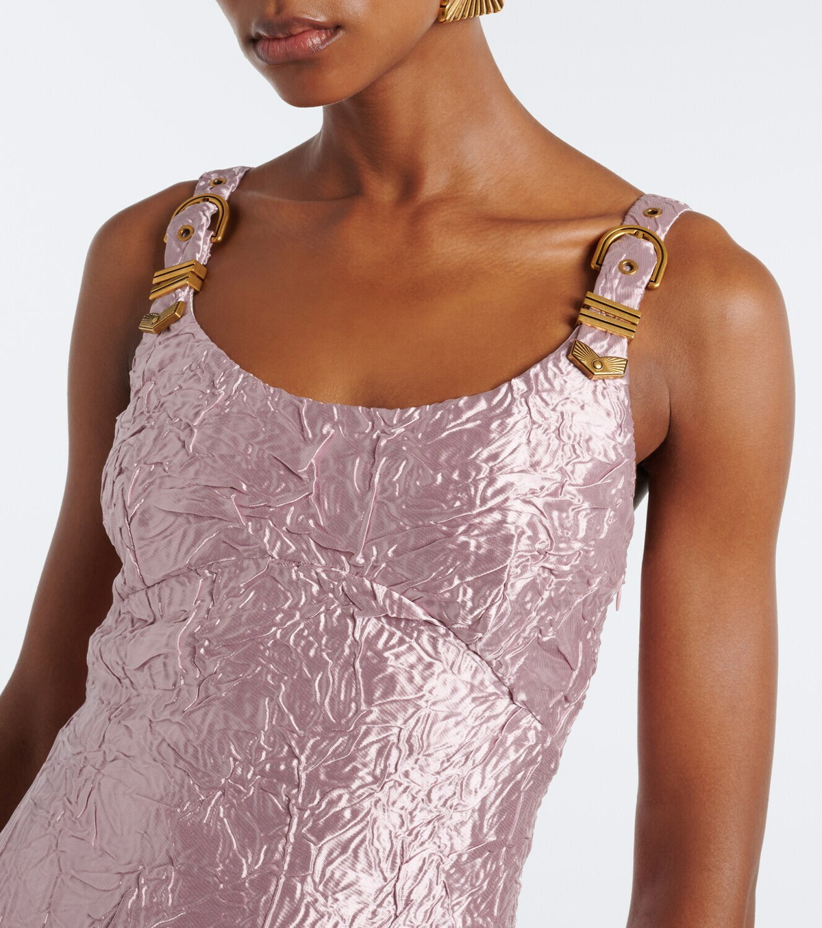 Versace Duchess satin gown