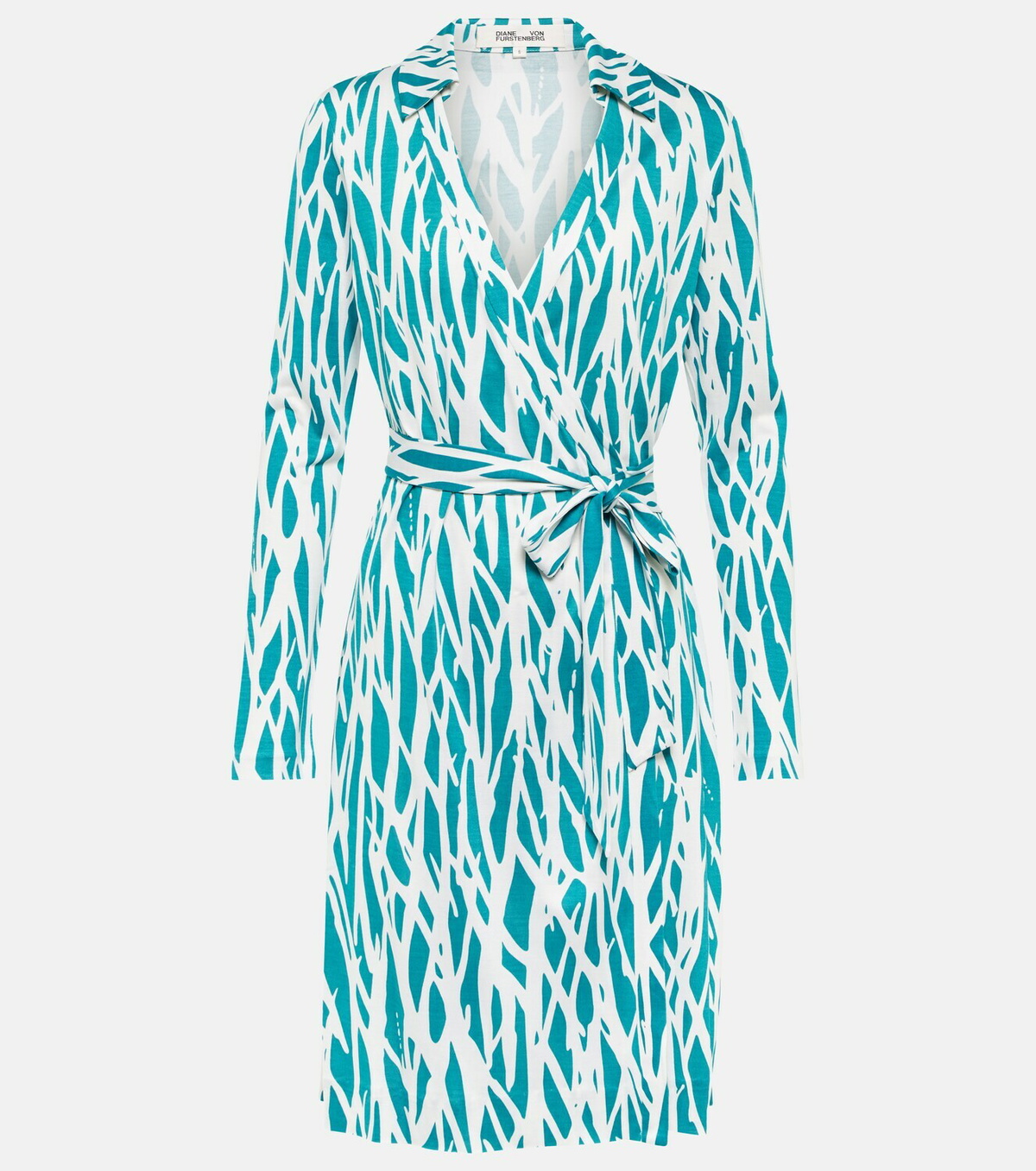 Diane von Furstenberg Jeanne wrap silk minidress