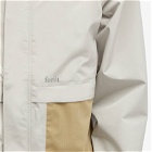 Foret Men's Blade Shell Jacket in Chalk/Khaki