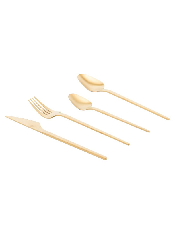 Photo: Jonathan Adler Gold Tone Vienna Cutlery Set