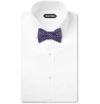 Charvet - Pre-Tied Silk-Jacquard Bow Tie - Purple