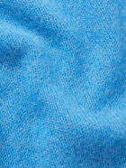 NN07 - Walther Brushed Knitted Sweater - Blue