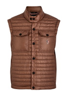 Moncler Grenoble Day-Namic Ollon Quilted Shell Gilet Orange