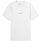 C.P. Company Men's Small Logo T-Shirt in Gauze White