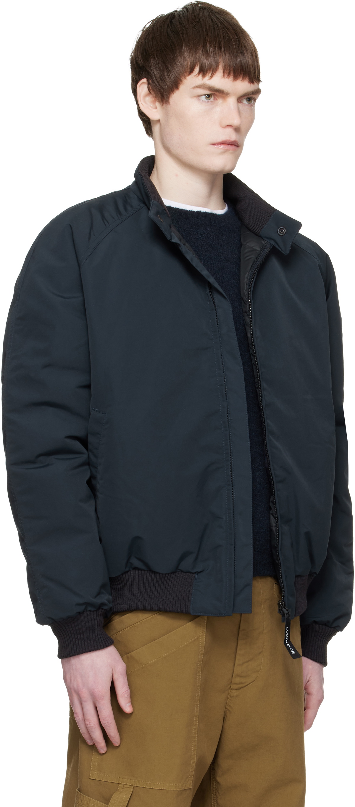 Canada Goose Navy Legacy Down Bomber Jacket