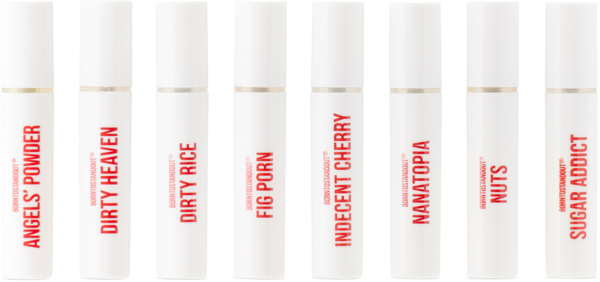 BORNTOSTANDOUT Dirty & Sticky Eau de Parfum Discovery Set, 8 x 2 mL