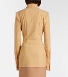 Mugler Pleated shirt