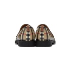 Burberry Beige Vintage Check Loafers