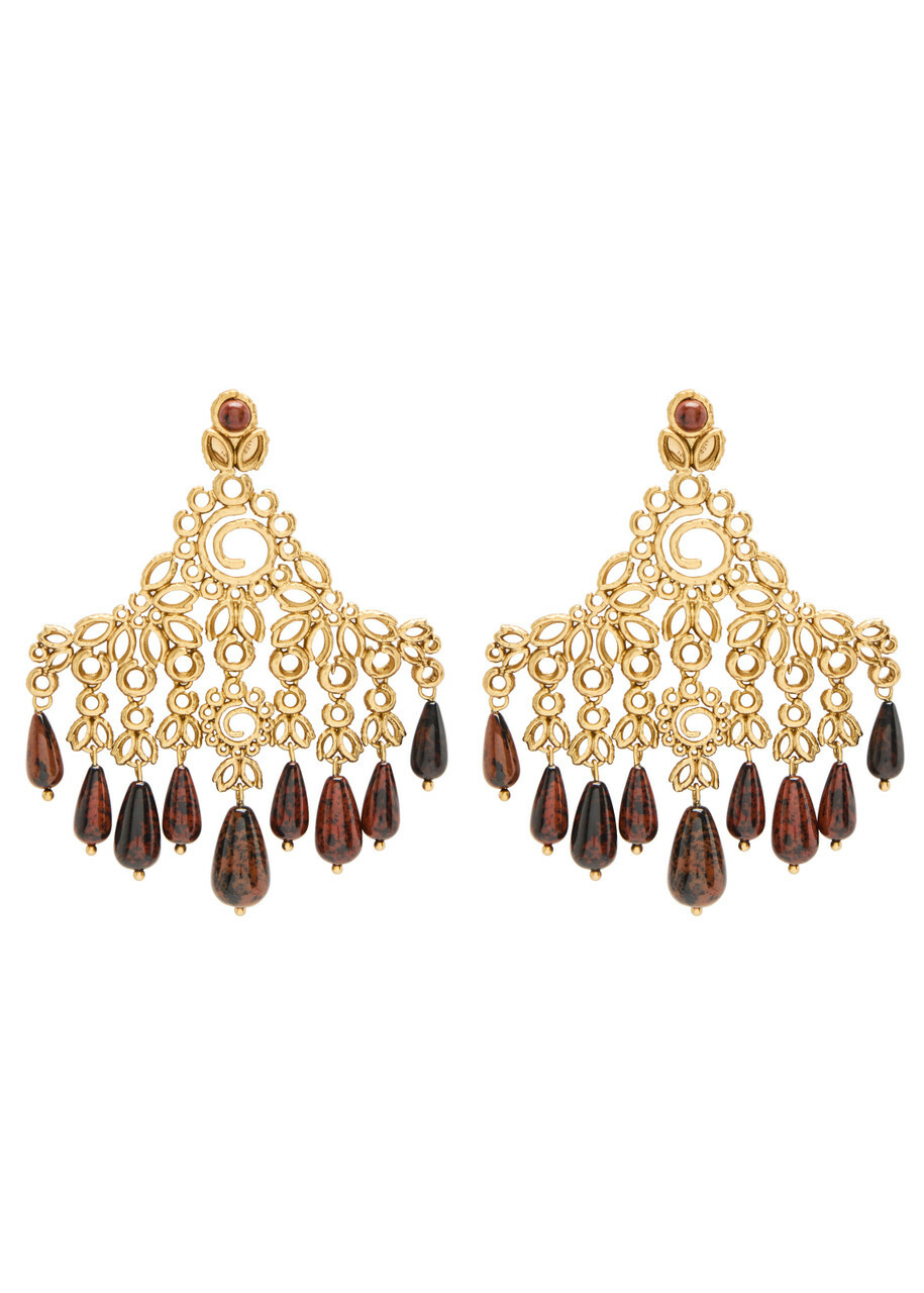 Zimmermann Maisie Chandeliers 14kt Gold-plated Drop Earrings - One Size