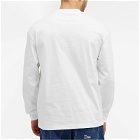 The Trilogy Tapes Men's Block Ice Long Sleeve T-Shirt in White