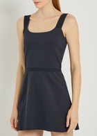 Spence Court Piqué Ponte Mini Dress Navy