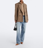 Róhe Wool-blend half-zip sweater