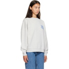 ANINE BING Gray Miles Waves Sweatshirt