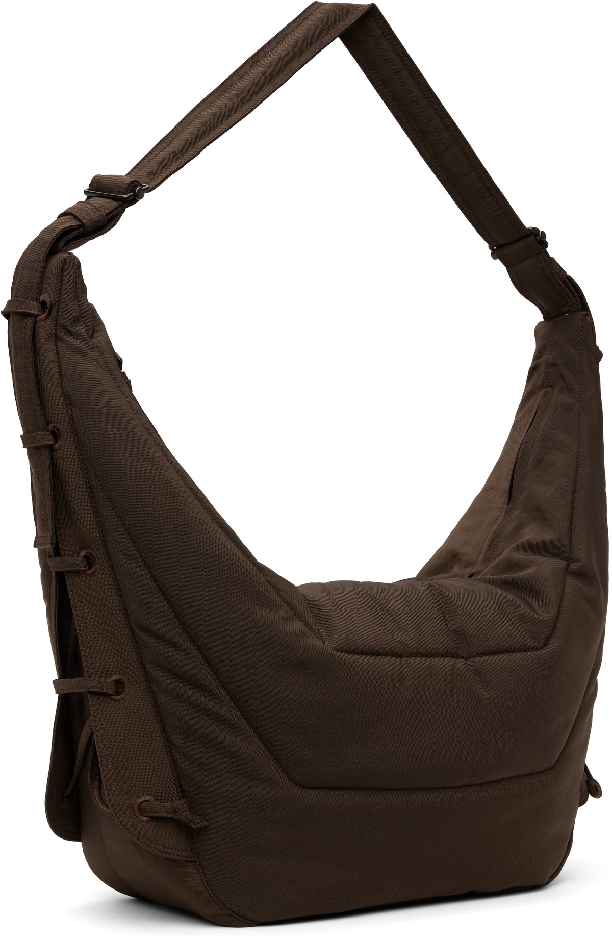 LEMAIRE LARGE SOFT GAME BAG ルメール LEMAIRE Large Soft Game Bag Dark Chocolate | HAVEN