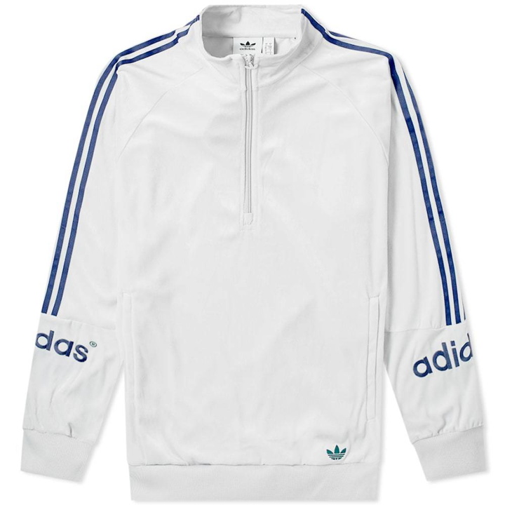 Photo: Adidas 90's Archive Velour Half Zip