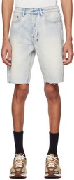 Ksubi Blue Wolf Shorts