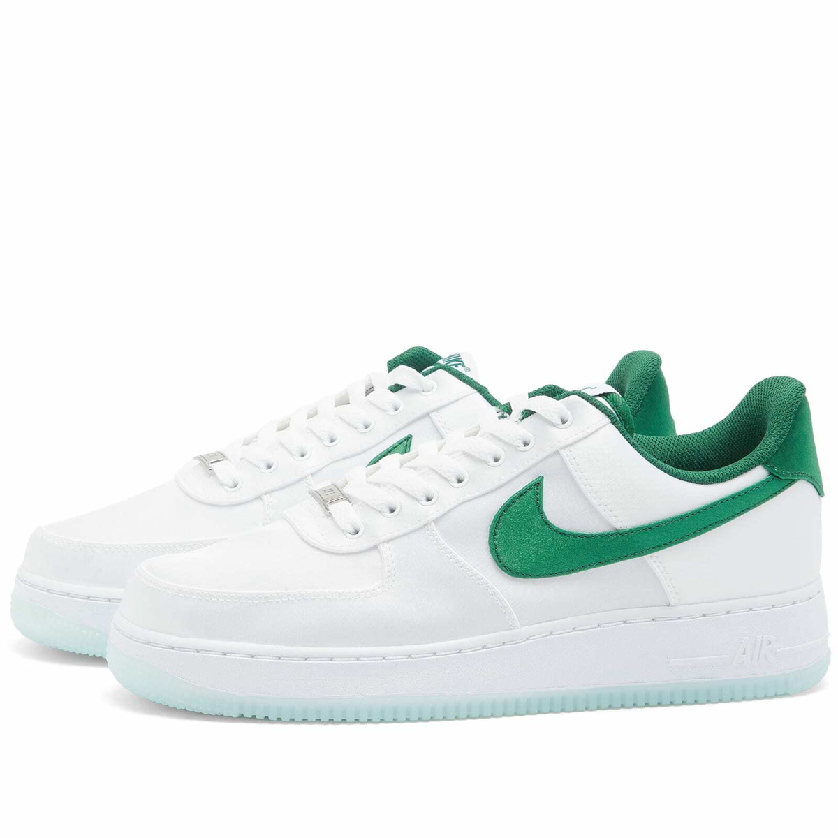 Nike Women's Air Force 1 '07 Essential W Sneakers in White/Sport Green Nike