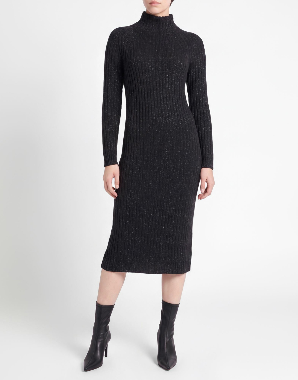 Peserico Womens Midi dress in Black