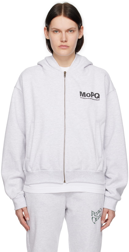 Photo: Museum of Peace & Quiet Gray Contemporary Museum Hoodie