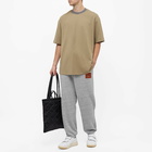 Acne Studios Men's Extorr Reverse Logo Rib T-Shirt in Dark Beige