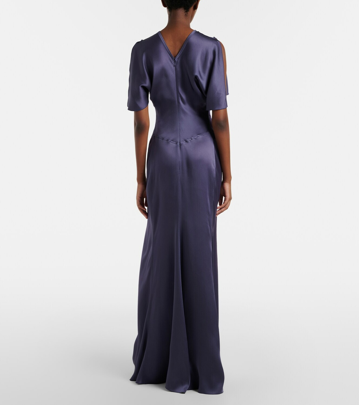 Victoria Beckham Isabella gathered satin gown