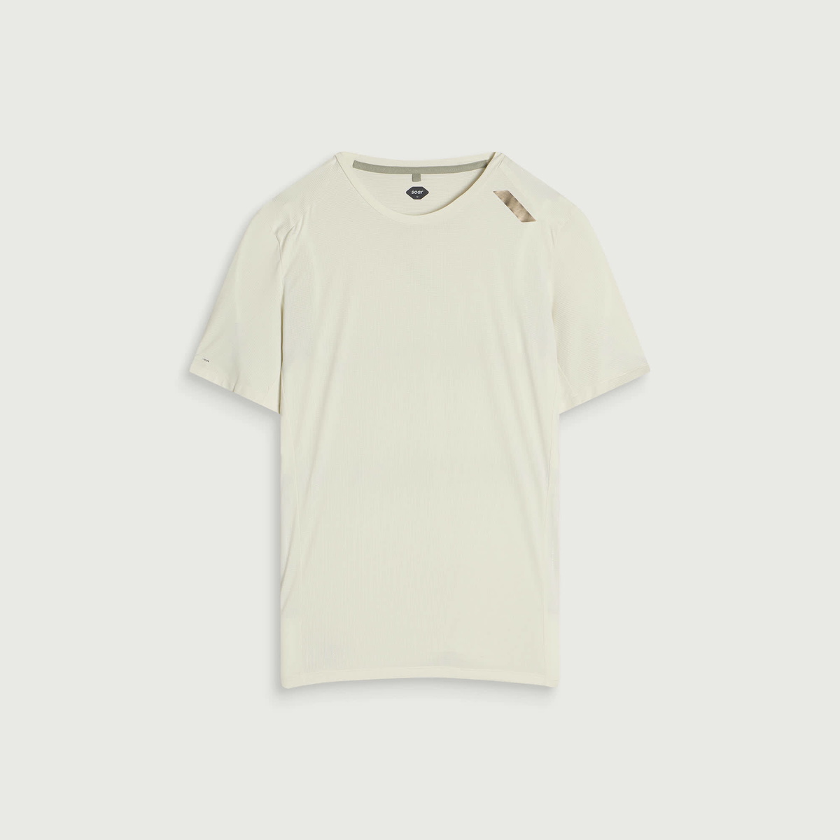 SOAR Men's Eco Tech T-Shirt in Cream