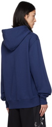 Versace Jeans Couture Navy Printed Hoodie