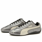 Puma Speedcat Metallic Sneaker in Black/Warm White